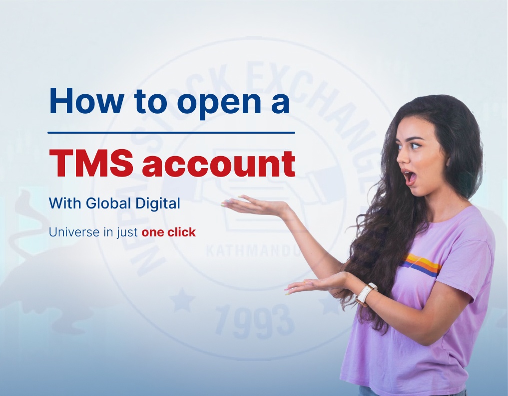 Learn how to open a TMS account with Global Digital, universe in just one click